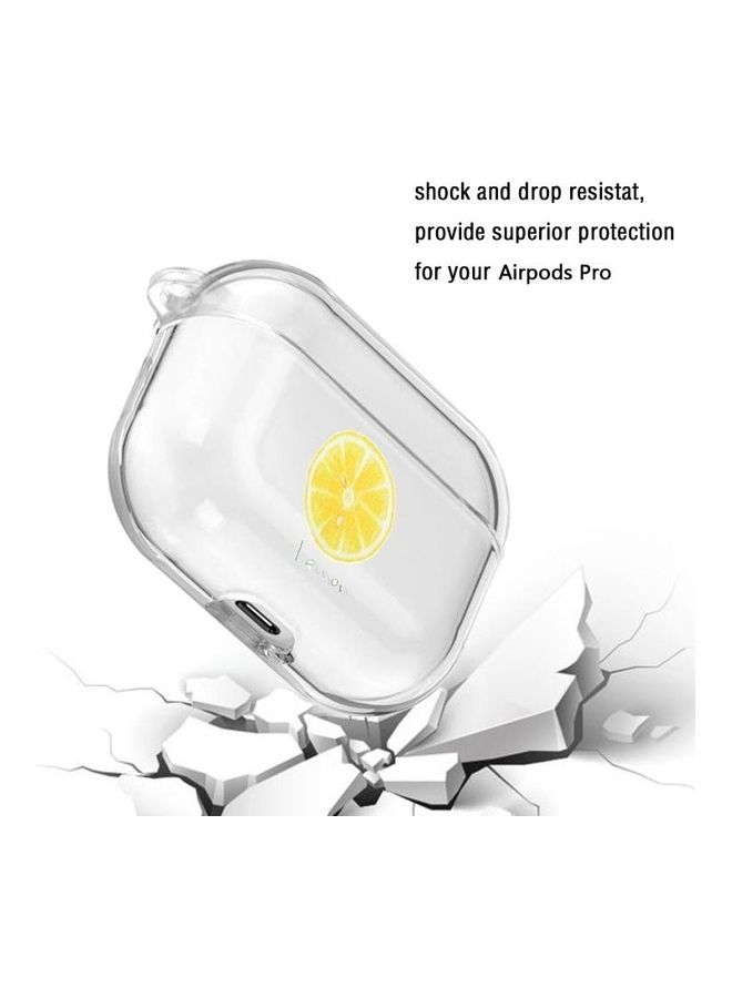 بي جي إم غطاء حماية لسماعات آير بودز برو 3 بنمط قطة أبيض/ أصفر - Image 4