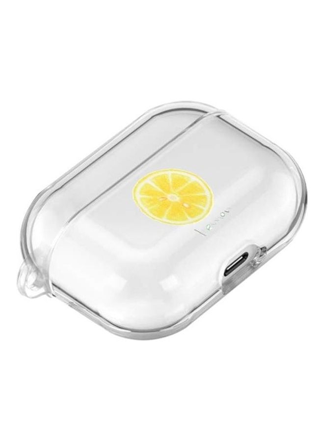 بي جي إم غطاء حماية لسماعات آير بودز برو 3 بنمط قطة أبيض/ أصفر - Image 3