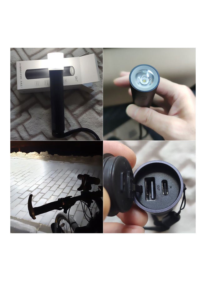 ZMI 3350mAh Power Bank Portable High-Power Flashlight Black 14 x 3 x 3cm - Image 5