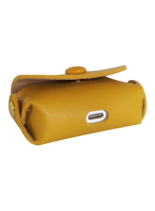 BGM Leather Tassels Earphones Shockproof Protective Case for Apple AirPods 1/2 Brown - Image 3