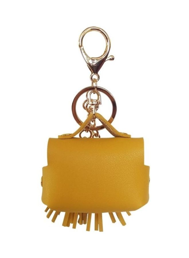 BGM Leather Tassels Earphones Shockproof Protective Case for Apple AirPods 1/2 Brown - Image 5