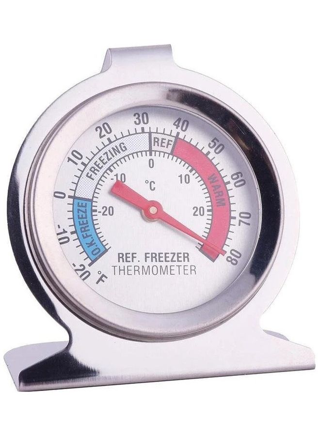 general Refrigerator Freezer Thermometer Silver ‎14.48 x 13.72 x 10.16cm - Image 1
