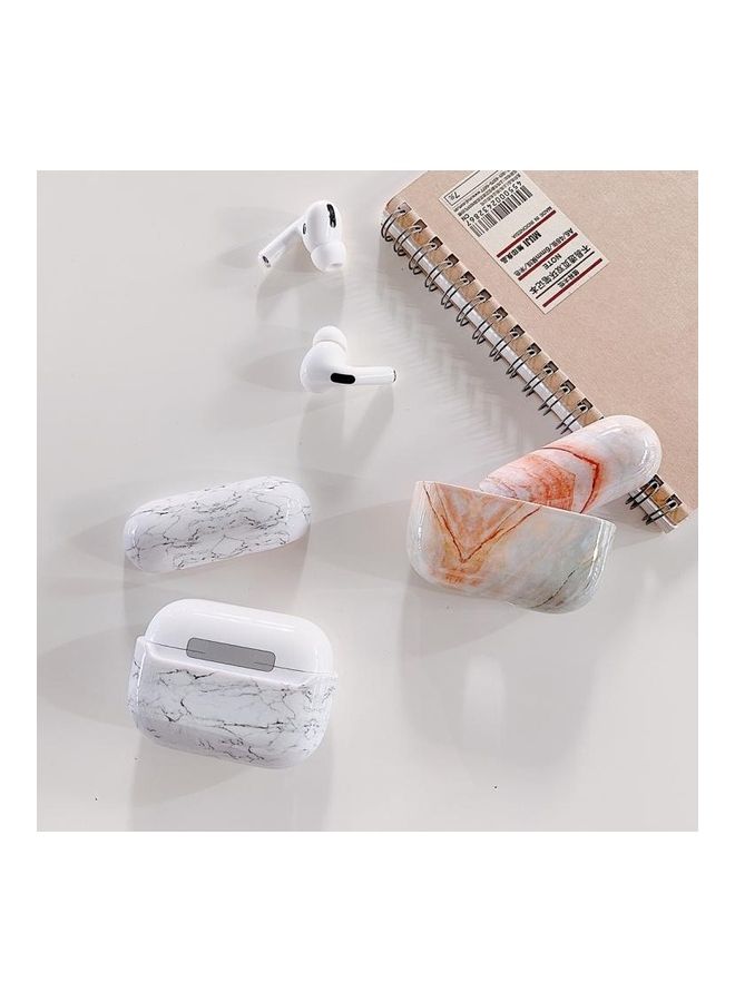 BGM Marble Texture Wireless Earphone Protective Case For Apple AirPods Pro Black - Image 2