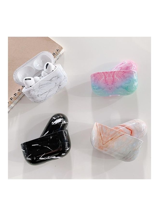 BGM Marble Texture Wireless Earphone Protective Case For Apple AirPods Pro Black - Image 3