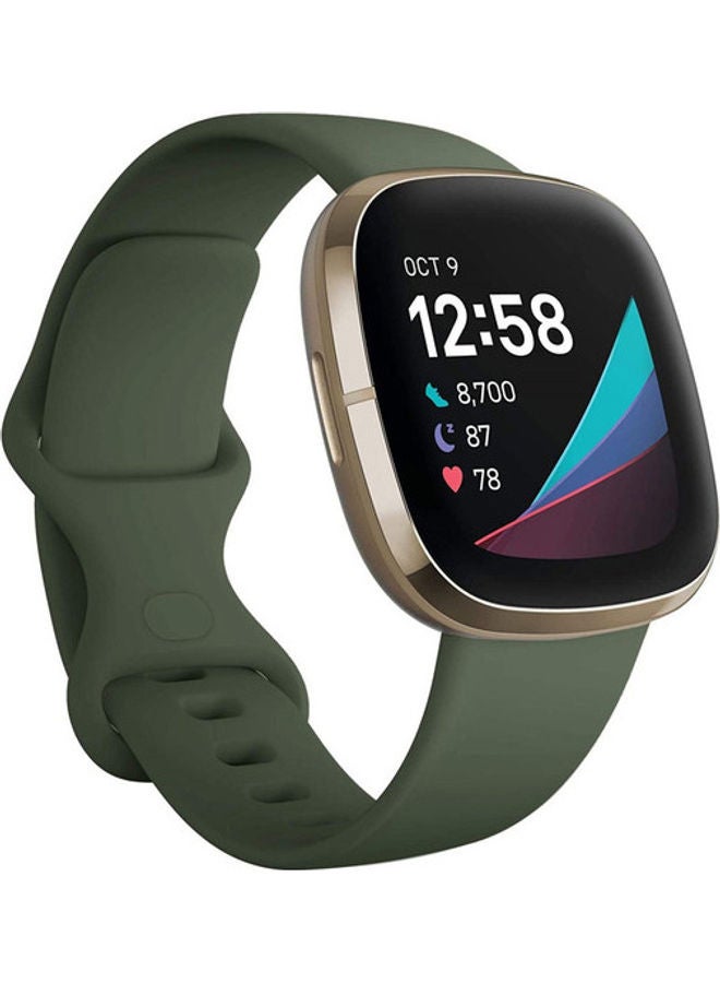 MARGOUN Replacement Band Silicone Sport Strap for Fitbit Versa 3/Sense SmartWatch Green  - Image 1
