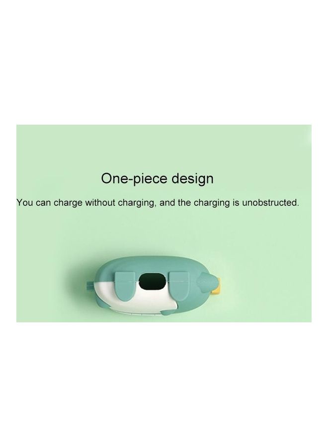 BGM Cute Little Dinosaur Shaped Earphone Silicone Protective Case with Hook For Apple  AirPods Multicolour - Image 3