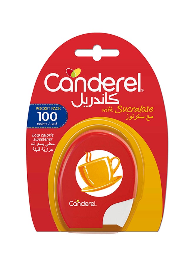 Canderel Sucralose Low Calorie Sweetener 100 Tablets 