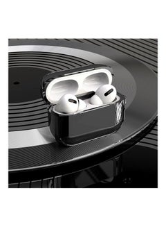 BGM Electroplating TPU Earphone Protective Case with Lanyard For AirPods Pro Black  - Image 4