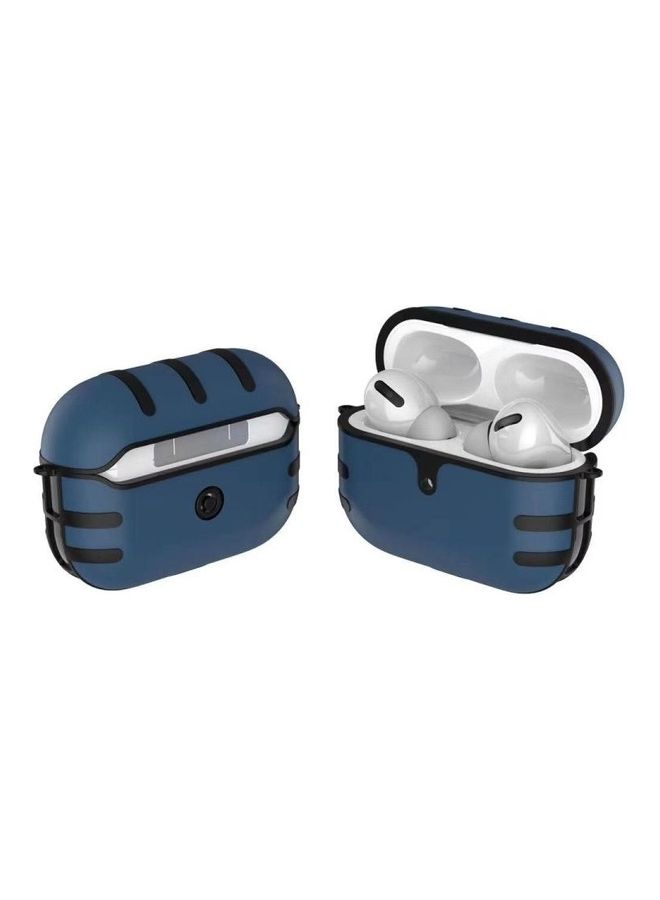 BGM - Cat Texture Bluetooth Headphone Protective Case For Apple AirPods Pro Blue - Image 1