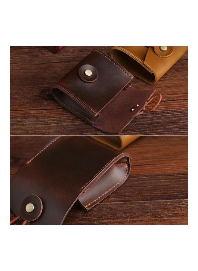 بي جي إم حافظة محمولة لسماعات الأذن وشاحن سلك البيانات بني - Image 3