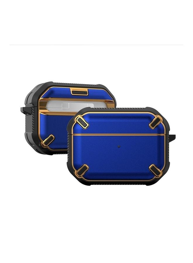 BGM Shockproof Ares Hardware TPU Protective Case For Apple AirPods Pro Blue - Image 1