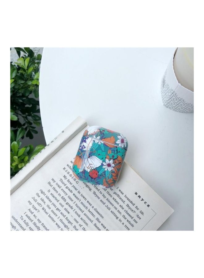 BGM - Generation Glossy Exquisite Orchid Pattern Bluetooth Headset Case For Apple AirPods 1/2 Multicolour - Image 1
