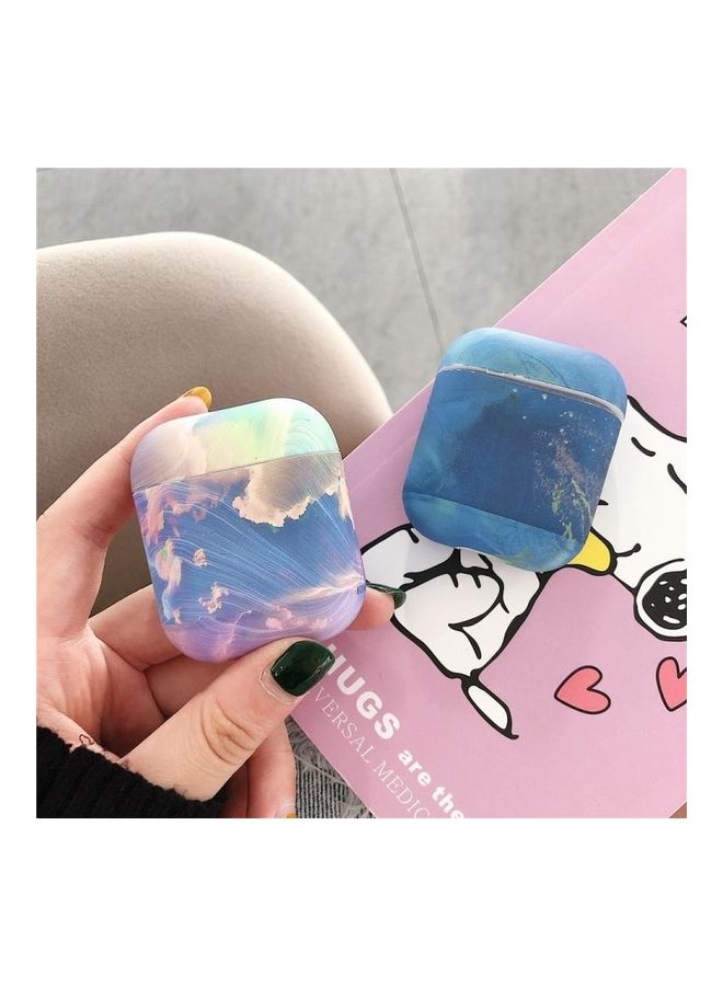 BGM - Generation Glossy Exquisite Orchid Pattern Bluetooth Headset Case For Apple AirPods 1/2 Multicolour - Image 1