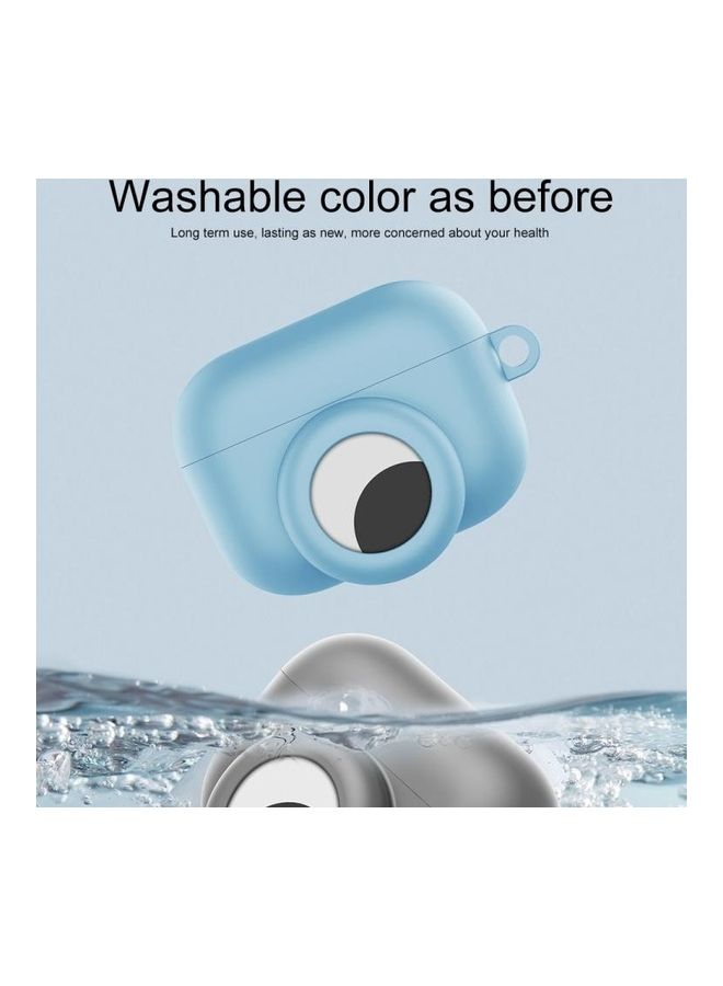 BGM 2 in 1 Silicone Protective Case with Hook for Apple AirPods Pro Brown  - Image 5