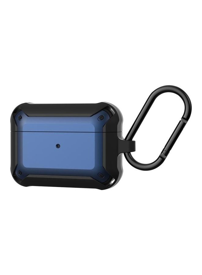 بي جي إم علبة حماية واقية بتصميم بامبل بي أرمور مضادة للصدمات من السيليكون لسماعات آير بودز برو أسود/أزرق - Image 1