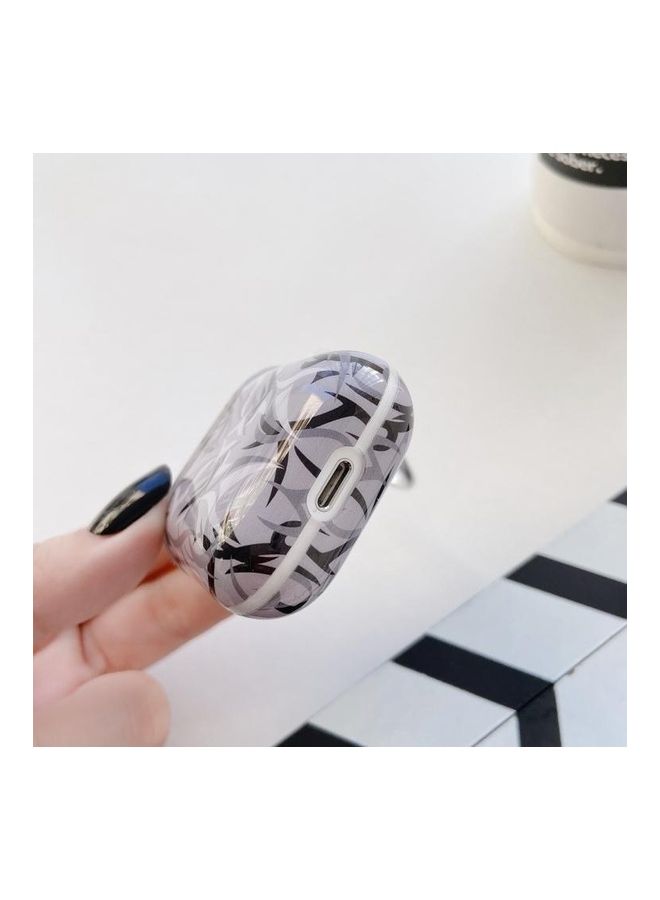 BGM TPU Bauhinia Earphone Protective Case with Hook For Apple AirPods 1 / 2 Black - Image 4