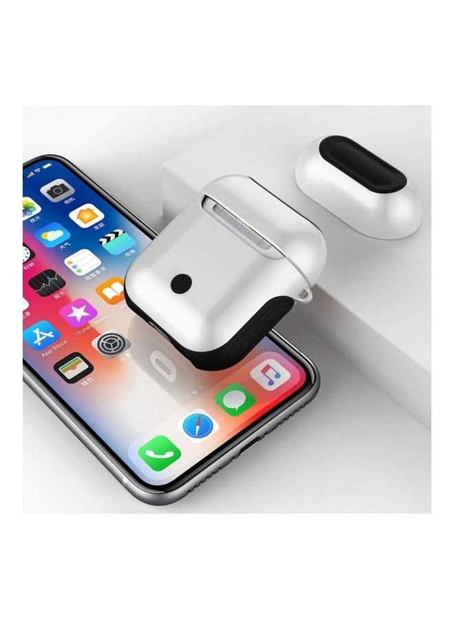 BGM - Bluetooth Earphones Case For Apple AirPods 1/2 Generation White/Black - Image 1