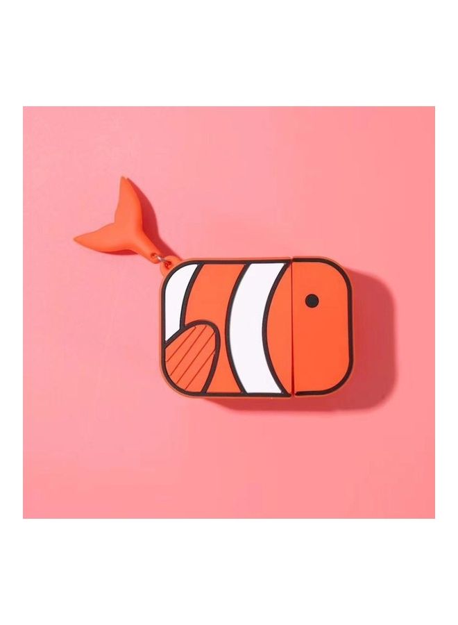 BGM Clownfish Wireless Earphones Shockproof Silicone Protective Case for Apple AirPods Pro Orange - Image 1