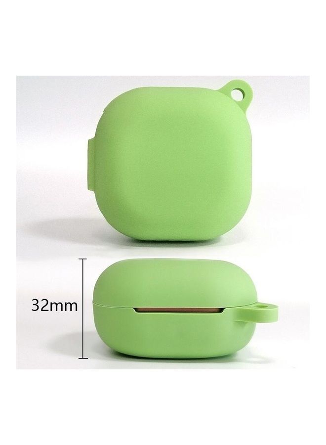 BGM Bluetooth Earphone Silicone Protective Case with Hook For Samsung Galaxy Buds Live / Pro Red - Image 2