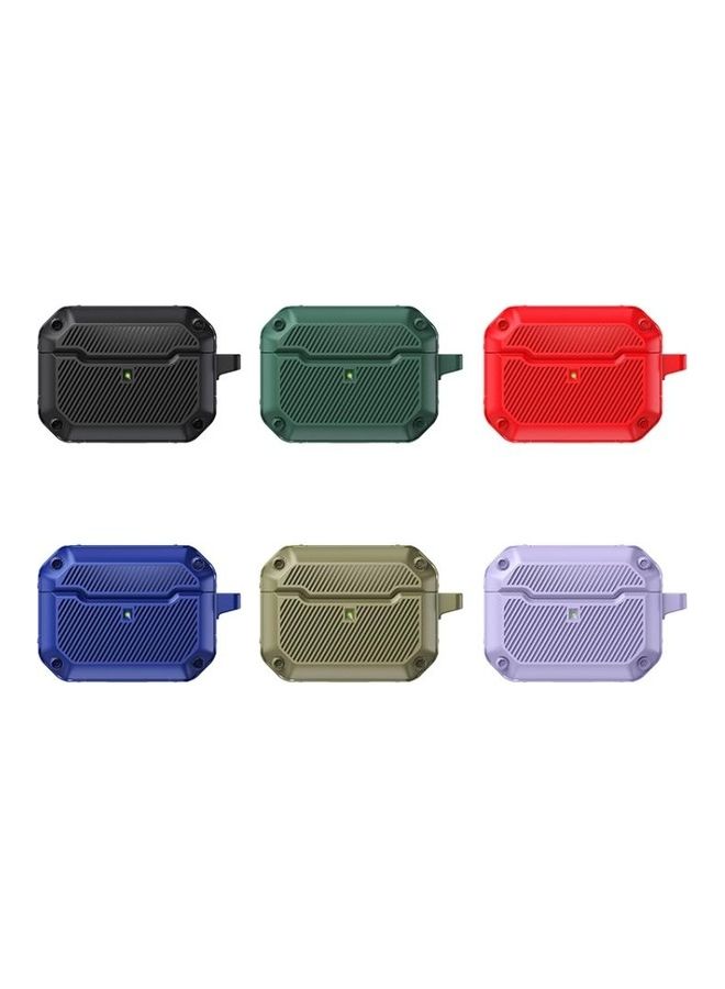 BGM Shield Armor Waterproof Wireless Earphone Protective Case For AirPods Pro Green - Image 2