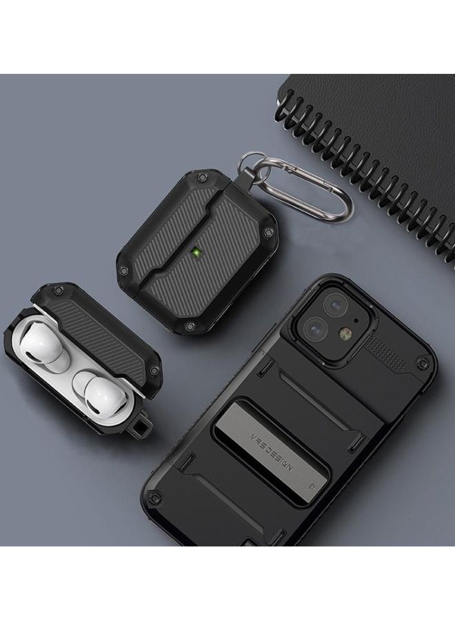 BGM Shield Armor Waterproof Wireless Earphone Protective Case For AirPods Pro Green - Image 5