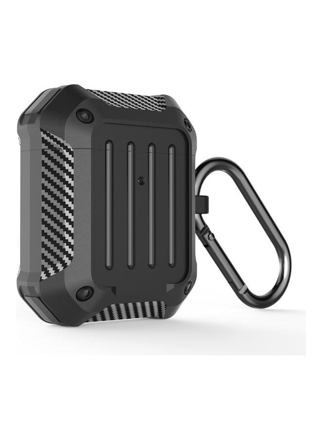 BGM Shockproof TPU Wireless Earphones Protective Case For Apple AirPods 1/2 Black - Image 1