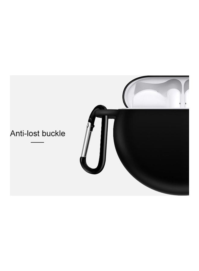 BGM Silicone Wireless Bluetooth Earphone Protective Case For Huawei FreeBuds 3 Black - Image 4