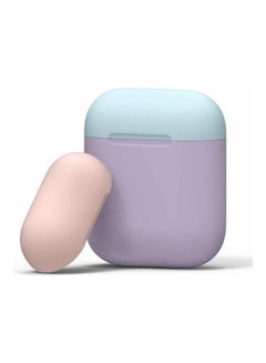 Three Colour Wireless Earphones Protective Case for Apple AirPods 1/2 Pink/Blue/Purple
