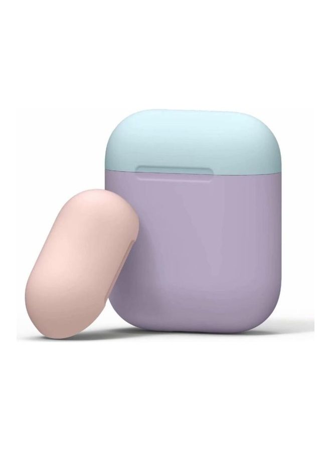 BGM - Three Colour Wireless Earphones Protective Case for Apple AirPods 1/2 Pink/Blue/Purple - Image 1