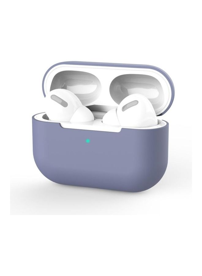 BGM Silicone Wireless Earphone Protective Case Cover without Buckle For AirPods Pro 3 Blue - Image 1