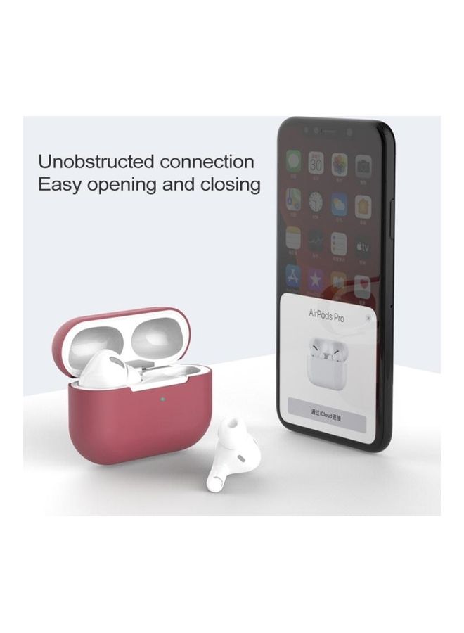 BGM Silicone Wireless Earphone Protective Case Cover without Buckle For AirPods Pro 3 Blue - Image 4