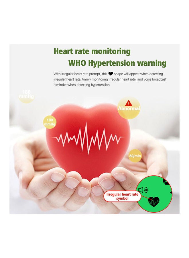 Electronic Blood Pressure Monitor White - Image 2