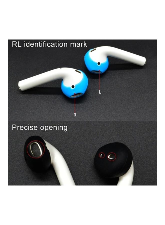 BGM - Bluetooth Wireless Earphone Cover Case Set for Apple AirPods 1/2 Generation Multicolour - Image 1