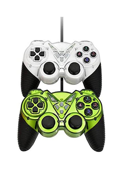 Usb 2.0 Double Gamepad For Pc Or Laptop With Vibration Function