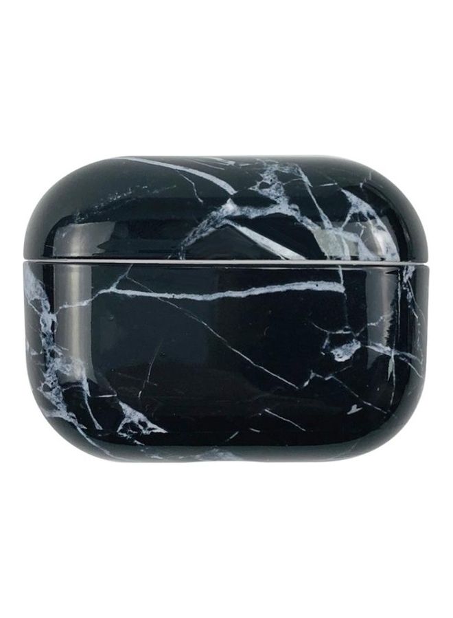 BGM Marble Water Sticker Wireless Earphone Protective Case for AirPods Pro 3 Black/White - Image 1