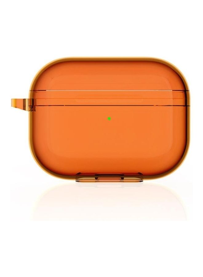 بي جي إم غطاء حماية واقي مضاد للصدمات مصنوع من السيليكون السائل لسماعات أذن أبل آيربودز 3 برتقالي - Image 1