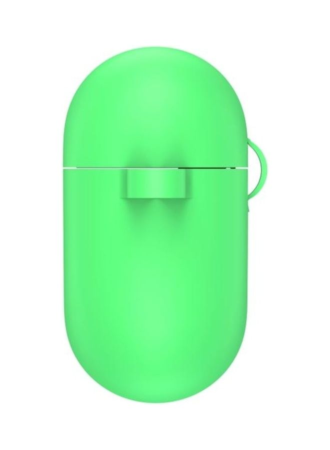BGM Thicken Silicone Round Bottom Earphone Protective Case For Apple AirPods Pro Green - Image 2