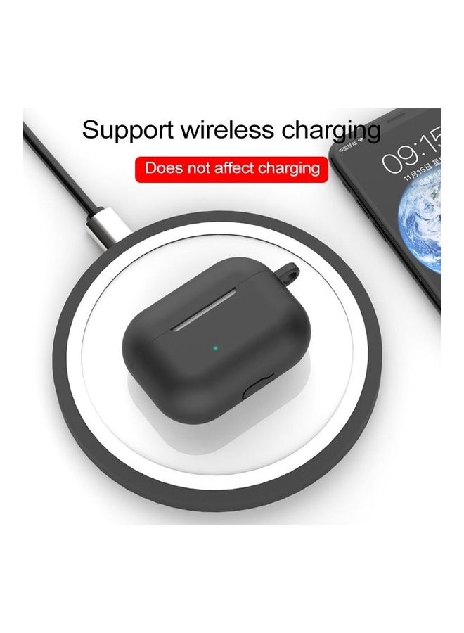 BGM in 1 Silicone Earphone Protective Case Set For AirPods Pro Black - Image 2