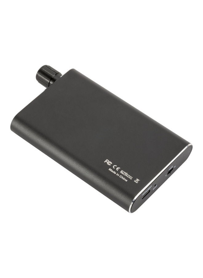 Aluminum Portable Headset Amplifier HiFi Audio Sound Improver AMP 600mAh with 3.5mm Port V9743_P Black  - Image 5