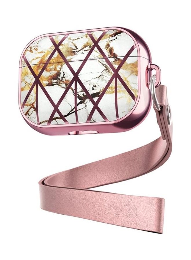 BGM Printed TPU Earphone Protective Case For Apple AirPods Pro with Lanyard Multicolour - Image 1