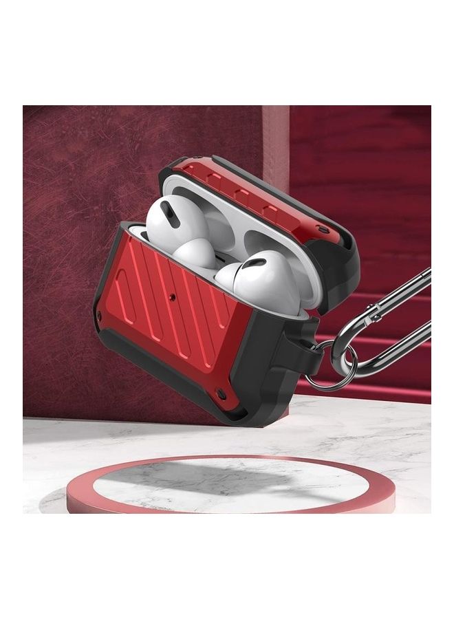 BGM Wireless Earphones Shockproof Bumblebee Twill Silicone Protective Case for AirPods Pro Orange/Green - Image 4