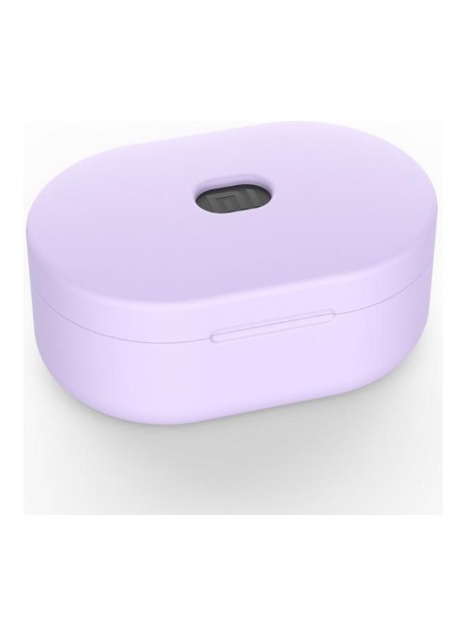 BGM Silicone Charging Box Protective Case for Xiaomi Redmi AirDots/S/2 Purple  - Image 1