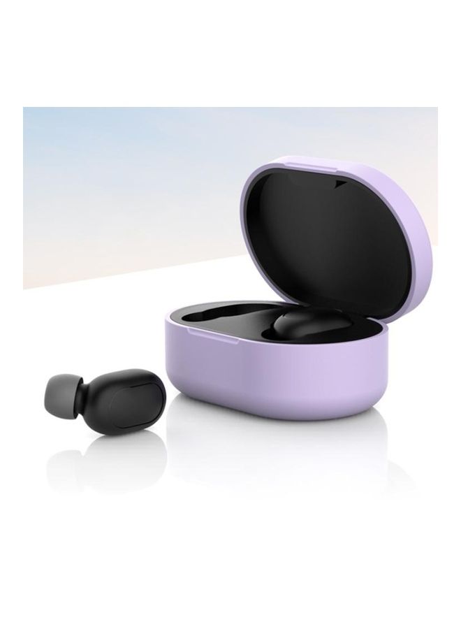 BGM Silicone Charging Box Protective Case for Xiaomi Redmi AirDots/S/2 Purple  - Image 2