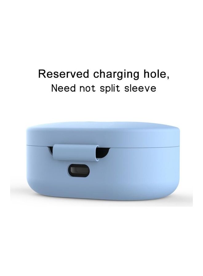 BGM Silicone Charging Box Protective Case for Xiaomi Redmi AirDots/S/2 Purple  - Image 4