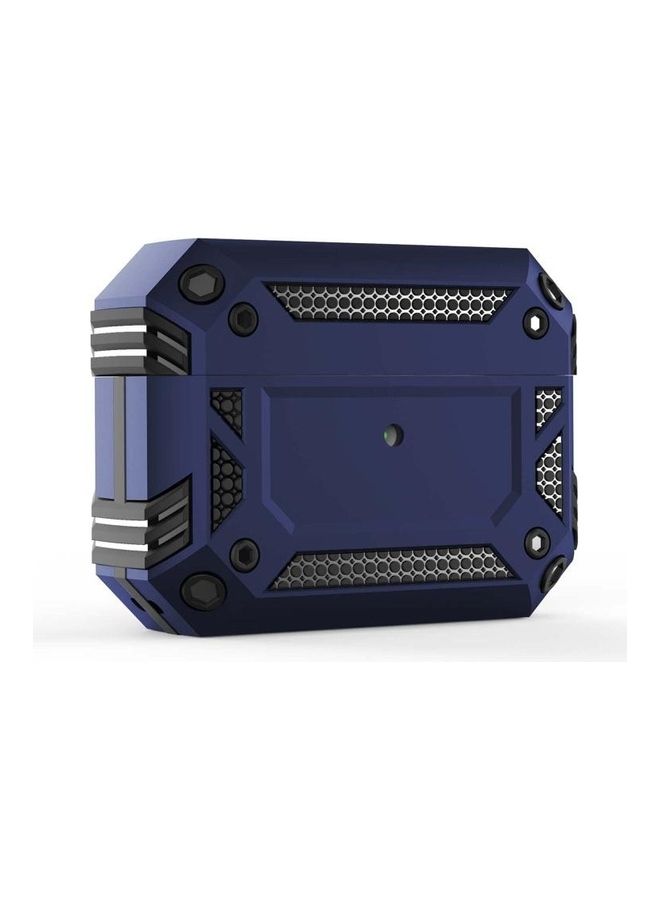 BGM Iron Man Four-Corner Shockproof Protective Cover For Apple AirPods Pro Blue - Image 1