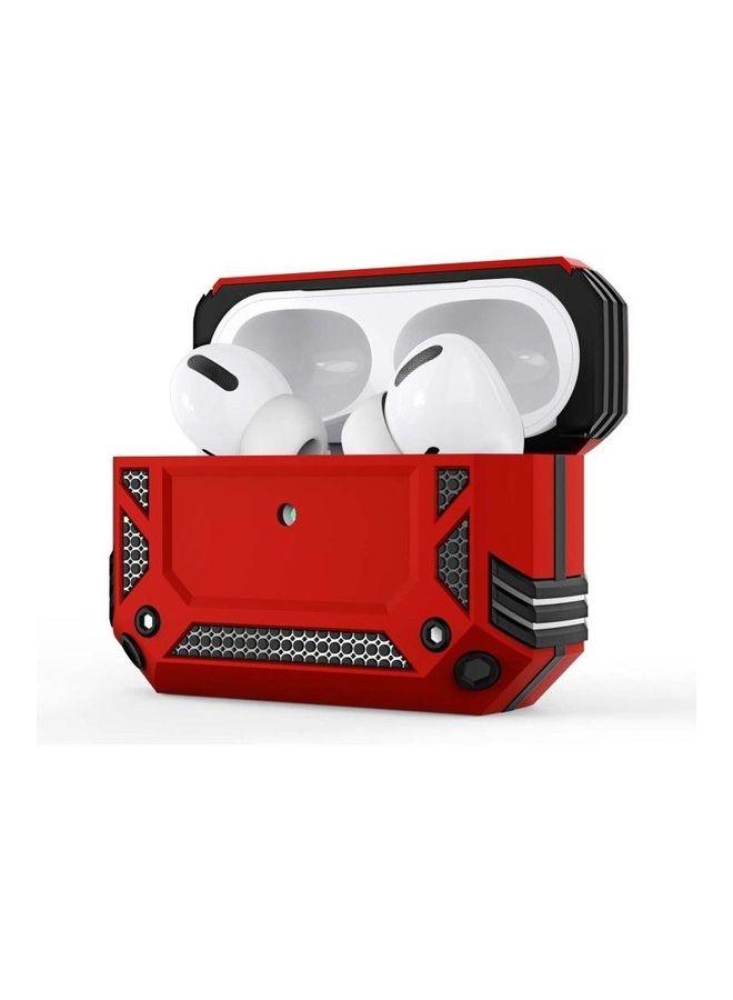 BGM Iron Man Four-Corner Shockproof Protective Cover For Apple AirPods Pro Blue - Image 2