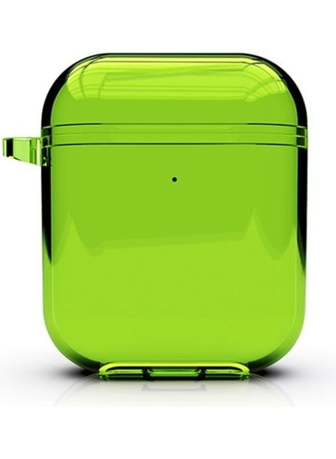 BGM Simple Fluorescent Cover For Apple AirPods 1/2 Green - Image 1