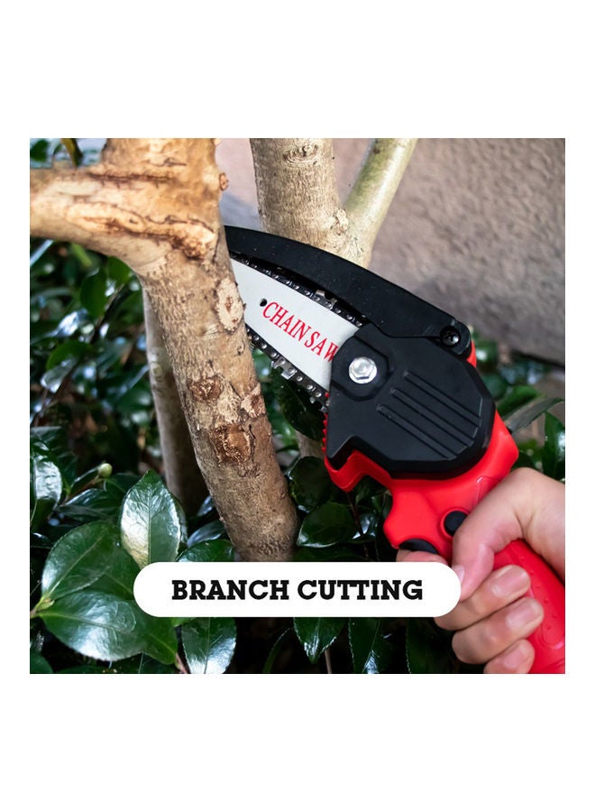 منشار تقليم كهربائي محمول باليد أحمر/أسود 35 x 12 x 19سم - Image 2