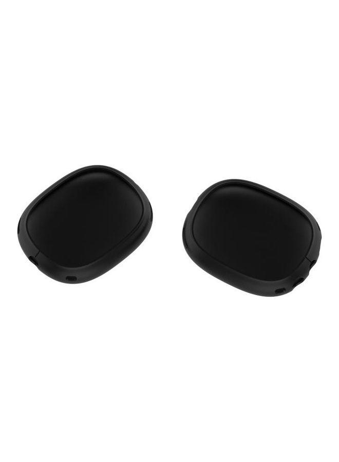 BGM - A Pair Full Coverage Anti-scratch Silicone Headphone Protective Case for AirPods Max Black - Image 1