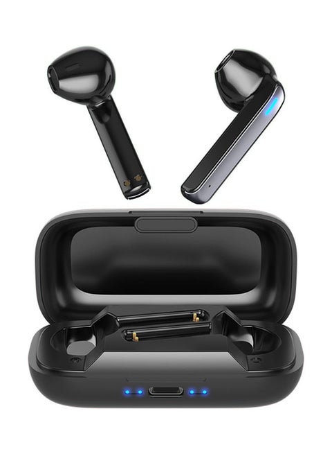 Multifunctional Rechargeable Key Earphone with Intelligent Noise Reduction Function Black